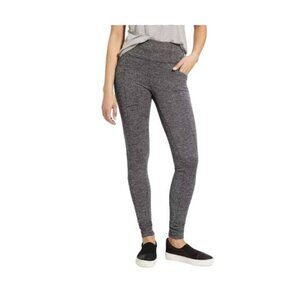 Athleta High Rise Herringbone Metro Leggings‎ in Black Women's Size Small